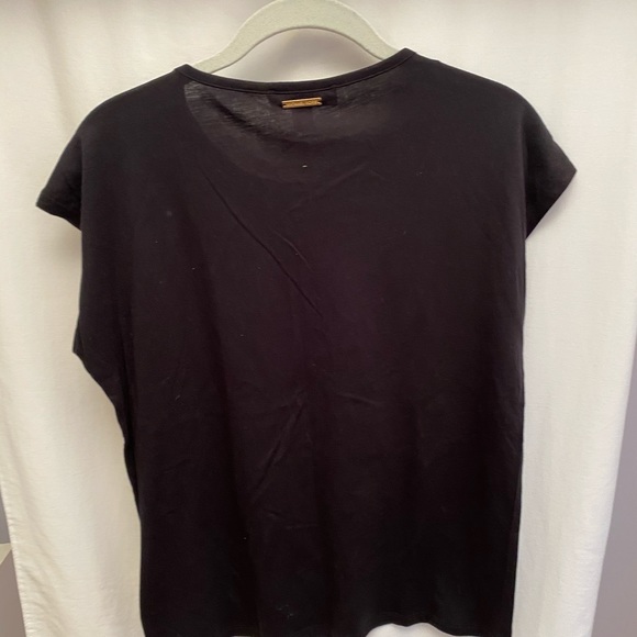 Michael Kors cap sleeve top with gold detail XS - Picture 4 of 5
